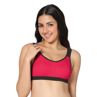 Sports-02 Non-Padded Full Coverage T-Shirt Bra (Pack of 1) - Incare