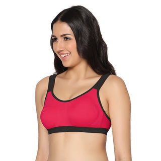 Sports-02 Non-Padded Full Coverage T-Shirt Bra (Pack of 1) - Incare