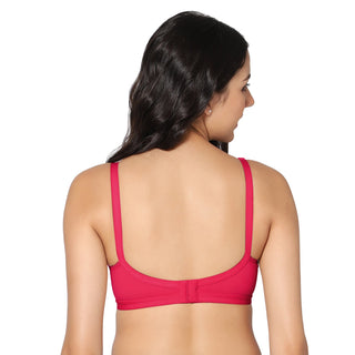 SUHANA_MAGENTA Non-Padded Full Coverage T-Shirt Bra (Pack of 1) - Incare