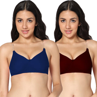 ICPD-02 Full Coverage Lightly Padded Bra (Pack of 2) - Incare