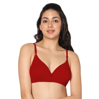 Tulie Non-Padded Half Coverage T-Shirt Bra (Pack of 2) - Incare