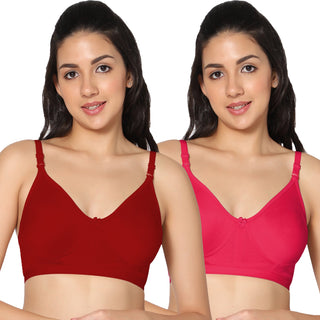 Prime Non-Padded Full Coverage T-Shirt Bra (Pack of 2) - Incare