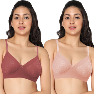 ICPD-11 Full Coverage Lightly Padded Bra (Pack of 2) - Incare