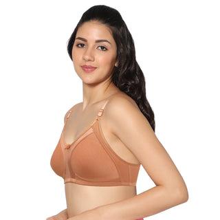 ALPLSPACEX Non-Padded Full Coverage T-Shirt Bra (Pack of 2) - Incare