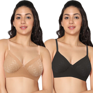 ICPD-11 Full Coverage Lightly Padded Bra (Pack of 2) - Incare