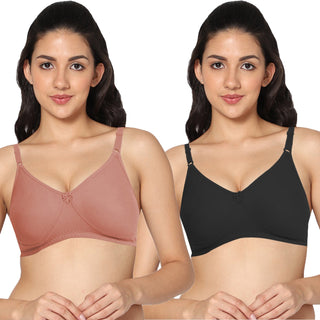 ICPD-10 Full Coverage Lightly Padded Bra (Pack of 2) - Incare