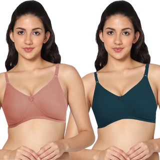 ICPD-10 Full Coverage Lightly Padded Bra (Pack of 2) - Incare