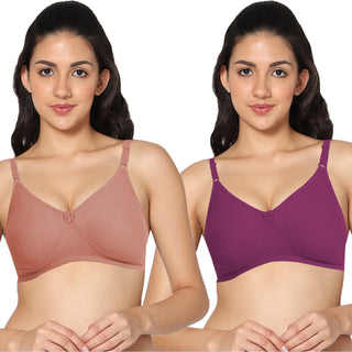 ICPD-10 Full Coverage Lightly Padded Bra (Pack of 2) - Incare