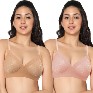 ICPD-11 Full Coverage Lightly Padded  Bra (Pack of 2) - Incare