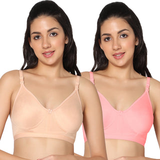 Prime Non-Padded Full Coverage T-Shirt Bra (Pack of 2) - Incare