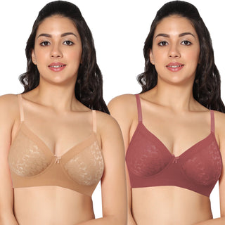 ICPD-11 Full Coverage Lightly Padded Bra (Pack of 2) - Incare