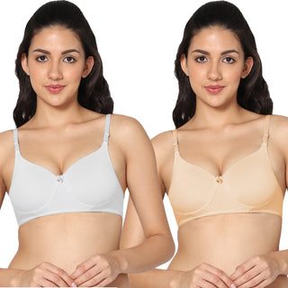 ICPD-01 3/4th Coverage Lightly Padded Bra (Pack of 2) - Incare