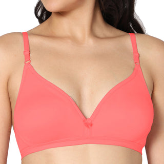 Tulie Non-Padded Half Coverage T-Shirt Bra (Pack of 2) - Incare