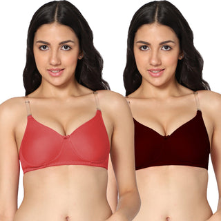 ICPD-02 Full Coverage Lightly Padded Bra (Pack of 2) - Incare