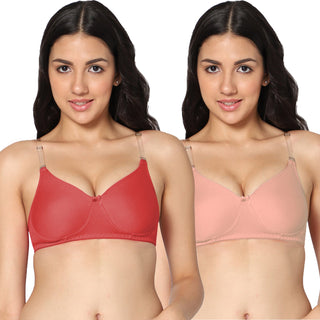 ICPD-02 Full Coverage Lightly Padded Bra (Pack of 2) - Incare