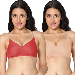 ICPD-02 Full Coverage Lightly Padded Bra (Pack of 2) - Incare