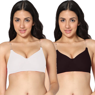 ICPD-02 Full Coverage Lightly Padded Bra (Pack of 2) - Incare