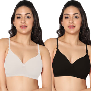 ICPD-05 Half Coverage Lightly Padded  Bra (Pack of 2) - Incare