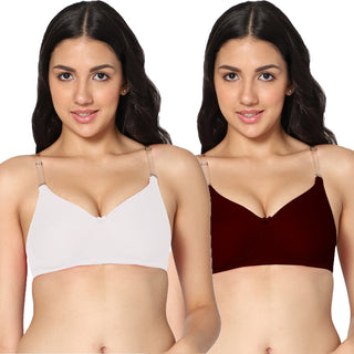 ICPD-02 Full Coverage Lightly Padded Bra (Pack of 2) - Incare