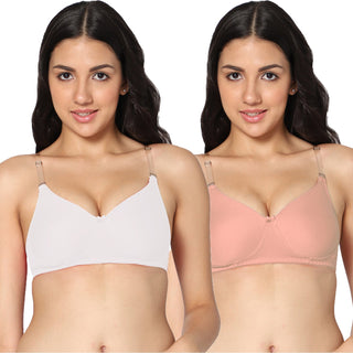 ICPD-02 Full Coverage Lightly Padded Bra (Pack of 2) - Incare