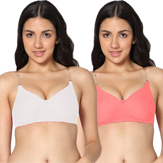 ICPD-02 Full Coverage Lightly Padded Bra (Pack of 2) - Incare