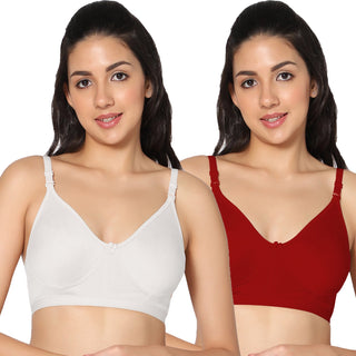 Prime Non-Padded Full Coverage T-Shirt Bra (Pack of 2) - Incare