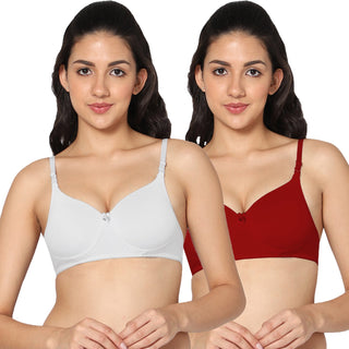 ICPD-01 3/4th Coverage Lightly Padded Bra (Pack of 2) - Incare