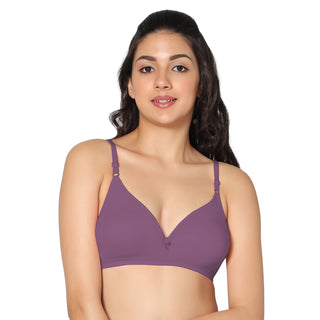 Tulie Non-Padded Half Coverage T-Shirt Bra (Pack of 2) - Incare