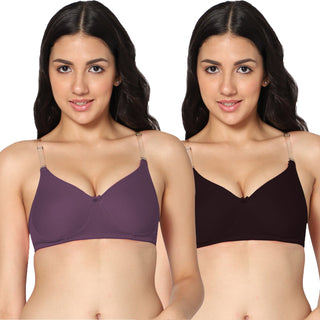 ICPD-02 Full Coverage Lightly Padded Bra (Pack of 2) - Incare