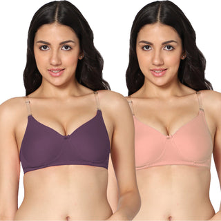 ICPD-02 Full Coverage Lightly Padded Bra (Pack of 2) - Incare