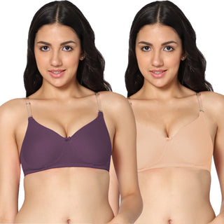 ICPD-02 Full Coverage Lightly Padded Bra (Pack of 2) - Incare