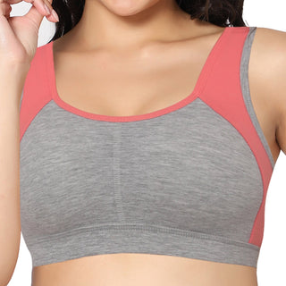ICPS-01 Padded Full Coverage Sports  Bra (Pack of 1)
