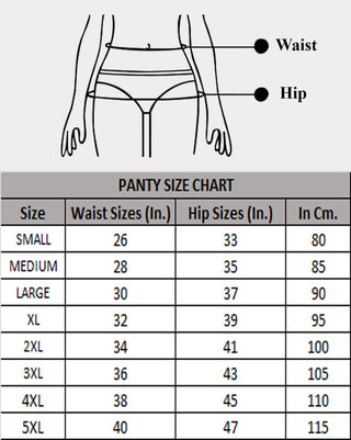 ICBB-003  Broad Elastic Printed Belly Control Panties(Pack of 3)